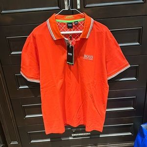 Hugo Boss Orange Golf Shirt